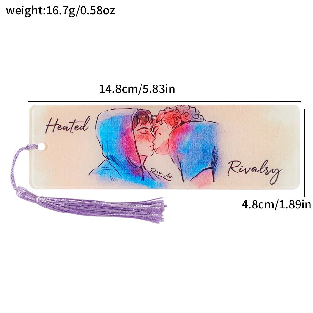 Heated Rivalry Acrylic Bookmarks - Premium Character Bookmarks Set