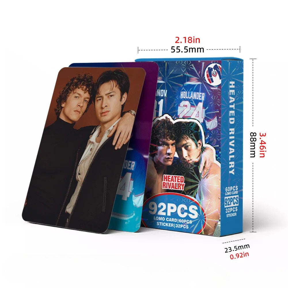 Heated Rivalry Photo Card Set - 92pc Collectable LOMO Cards + Stickers