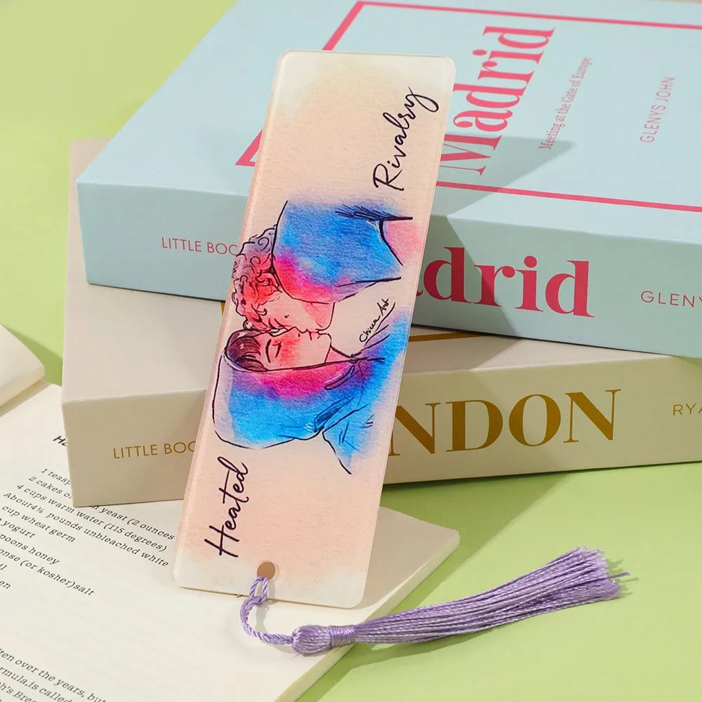 Heated Rivalry Acrylic Bookmarks - Premium Character Bookmarks Set