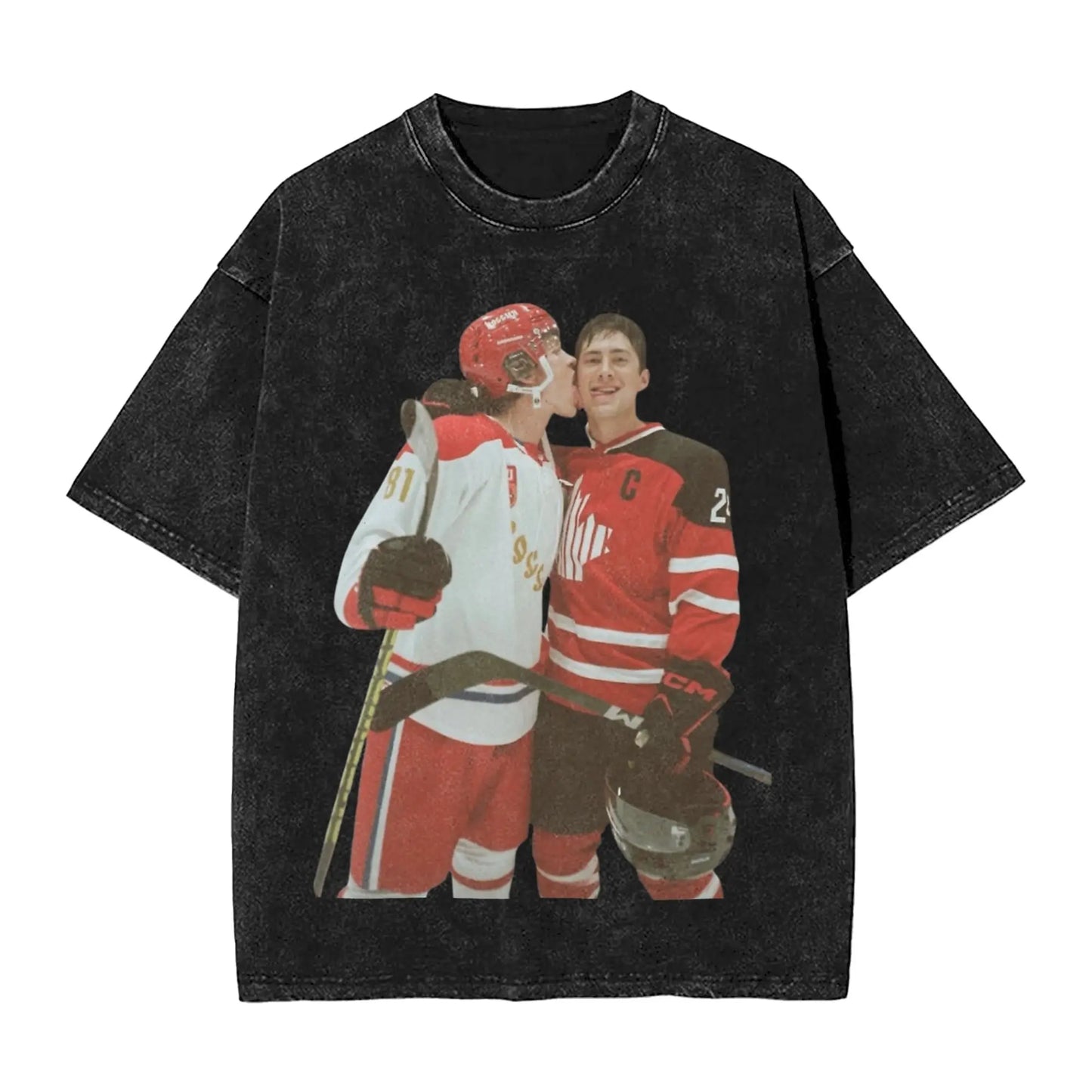 Heated Rivalry Graphic T-Shirt - Shane Hollander & Ilya Rozanov Tee | Book Merch