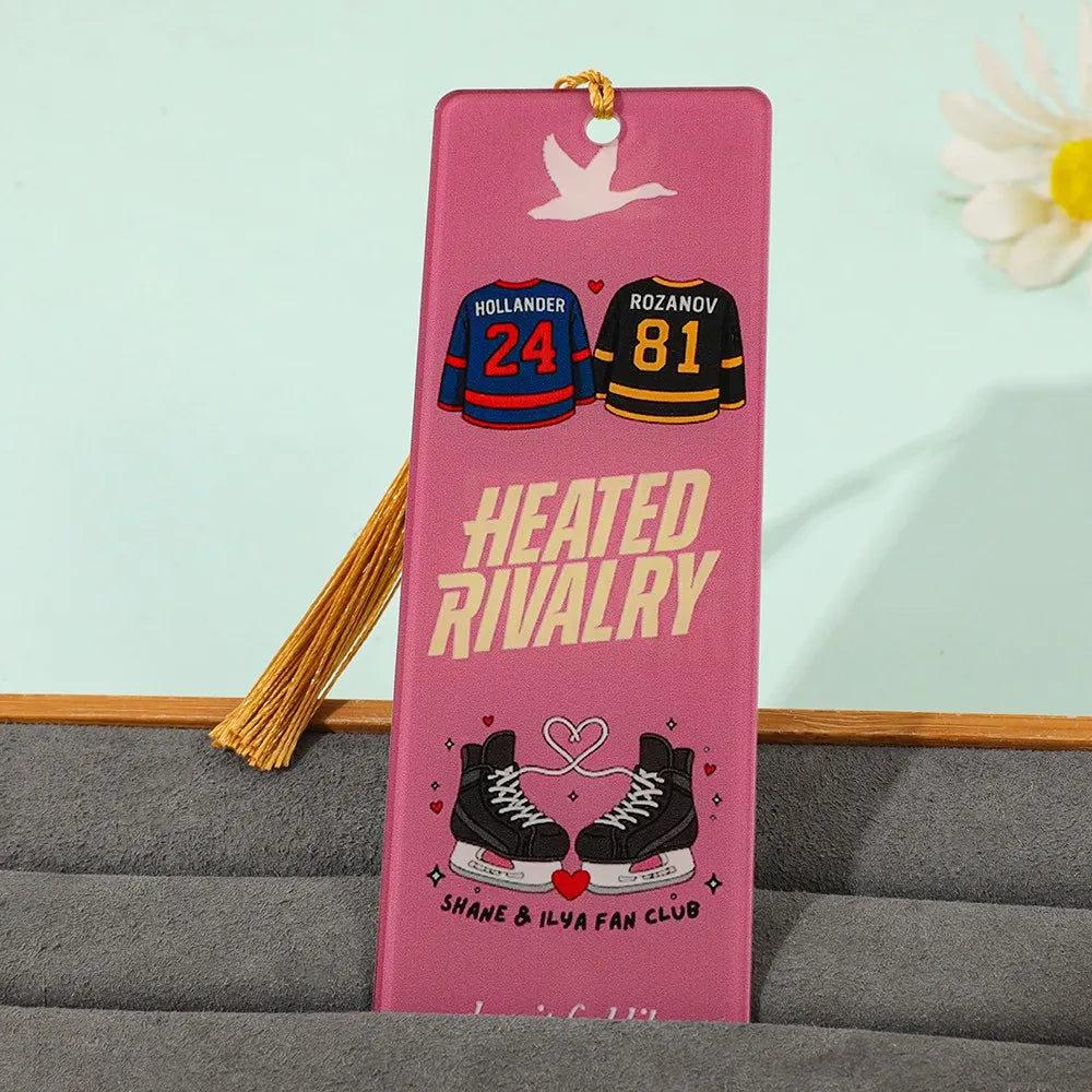 Heated Rivalry Acrylic Bookmarks - Premium Character Bookmarks Set