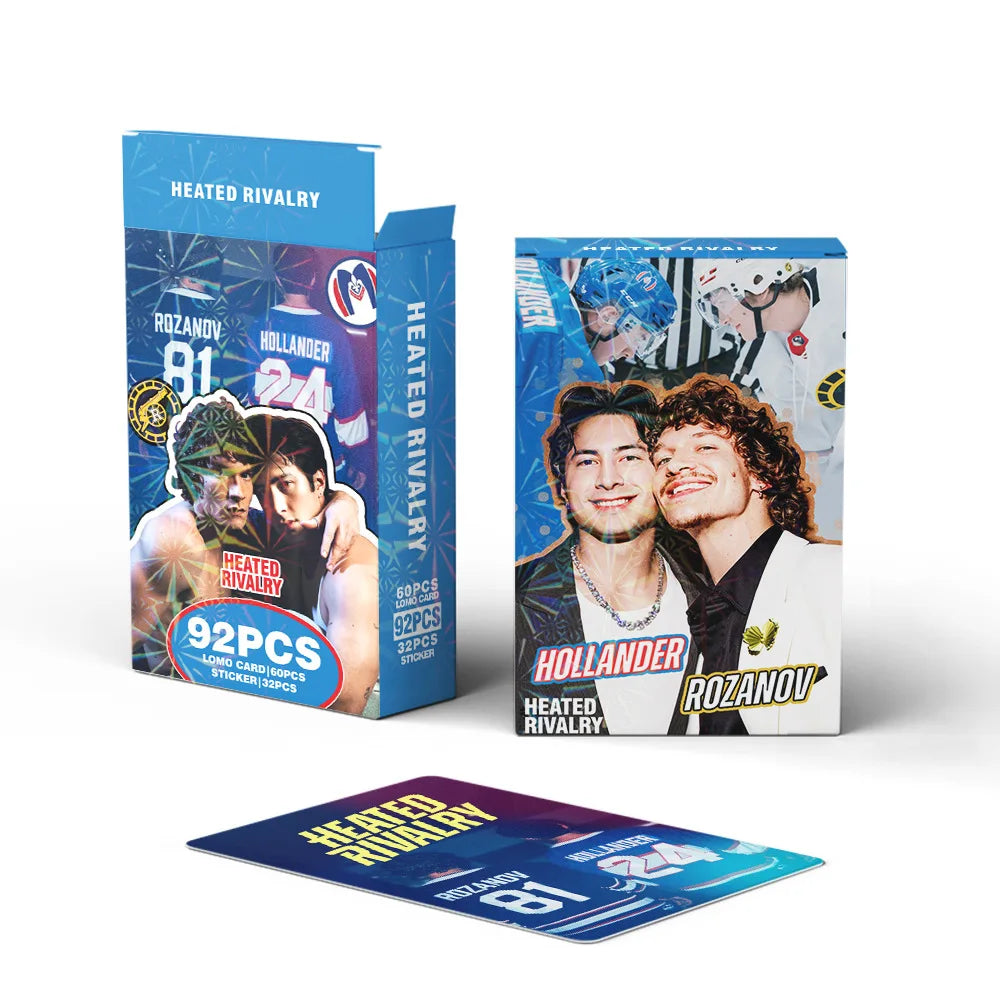 Heated Rivalry Photo Card Set - 92pc Collectable LOMO Cards + Stickers