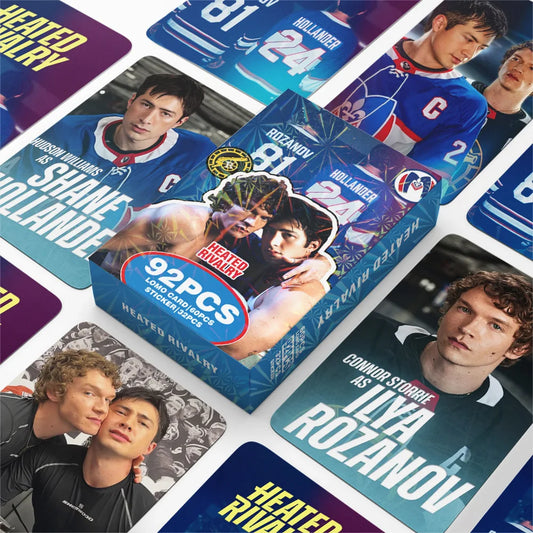 Heated Rivalry Photo Card Set - 92pc Collectable LOMO Cards + Stickers