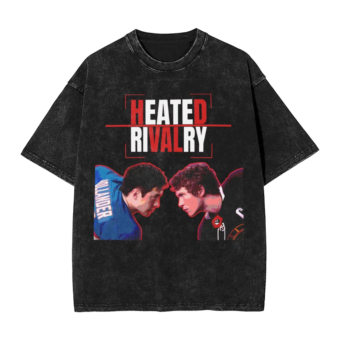Heated Rivalry Graphic T-Shirt - Shane Hollander & Ilya Rozanov Tee | Book Merch