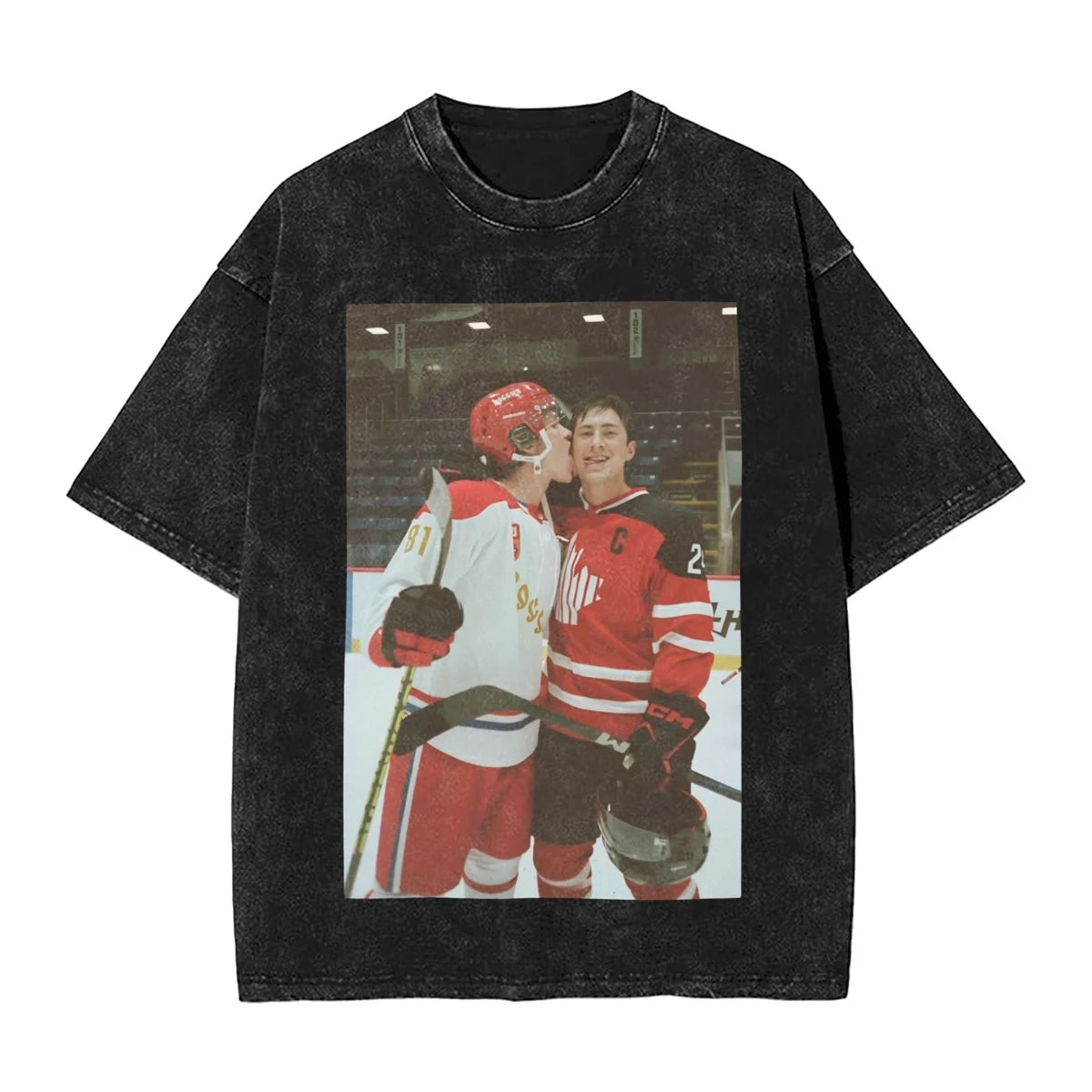 Heated Rivalry Graphic T-Shirt - Shane Hollander & Ilya Rozanov Tee | Book Merch
