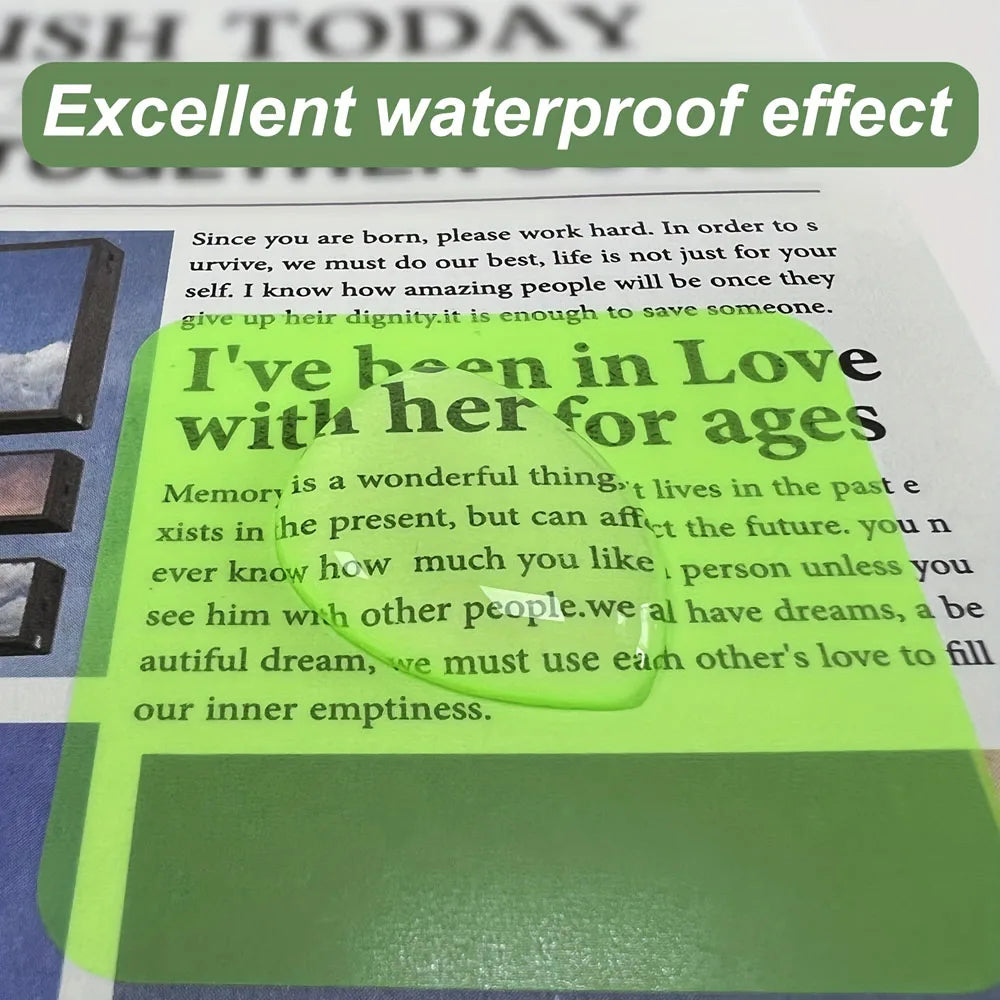 Transparent Sticky Notes for Book Annotation - 160 Sheets | 8 Colours
