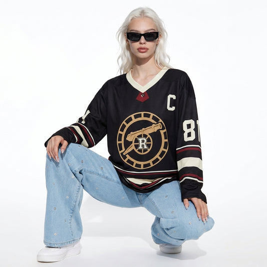 Heated Rivalry Hockey Jersey Long Sleeve - Rozanov Hollander Hunter