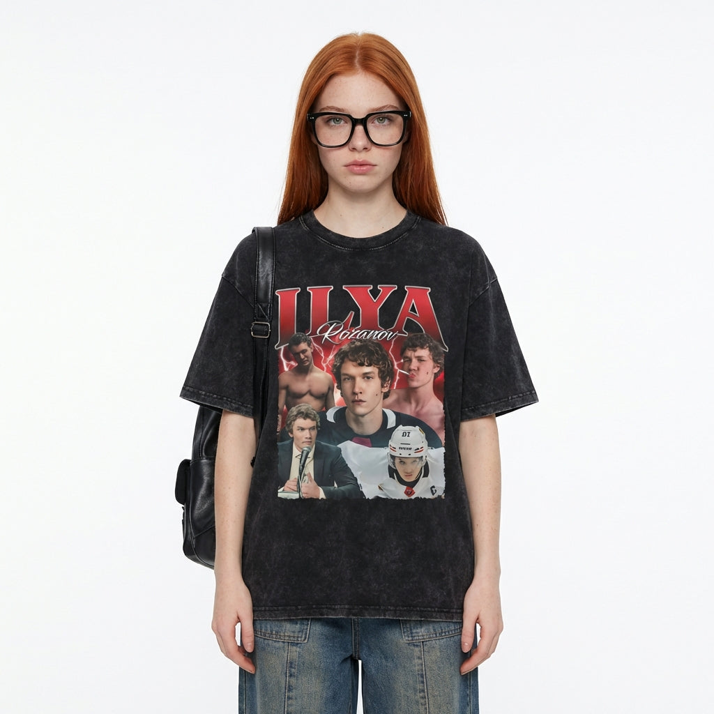 Heated Rivalry Graphic T-Shirt - Shane Hollander & Ilya Rozanov Tee | Book Merch