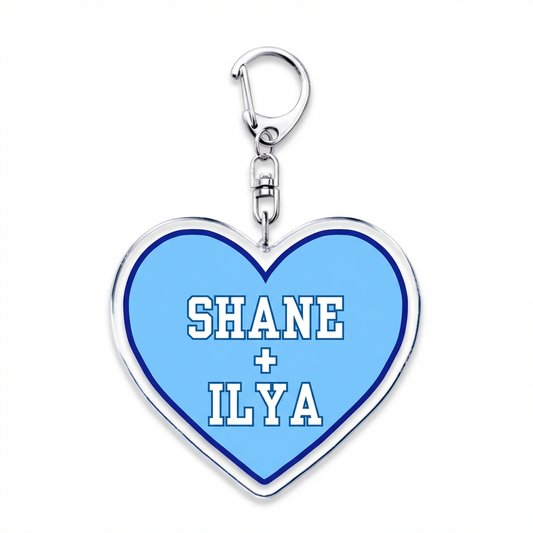 Heated Rivalry Keychain - Mini Keyrings | Heart