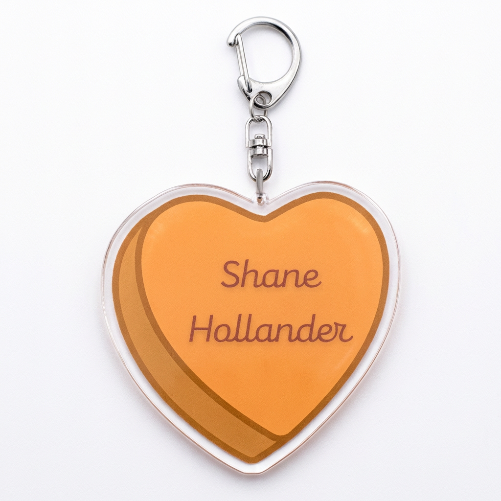 Heated Rivalry Keychain - Mini Keyrings | Heart