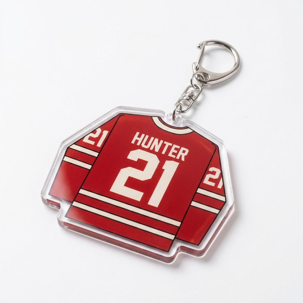 Heated Rivalry Keychain - Mini Jersey Keyrings | Rozanov Hollander 24