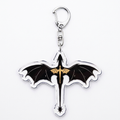 Fly or Die Dragon Keychain — Fourth Wing Acrylic Charm