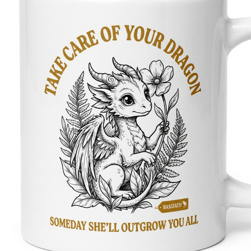 Take Care of Your Dragon Mug | Fourth Wing